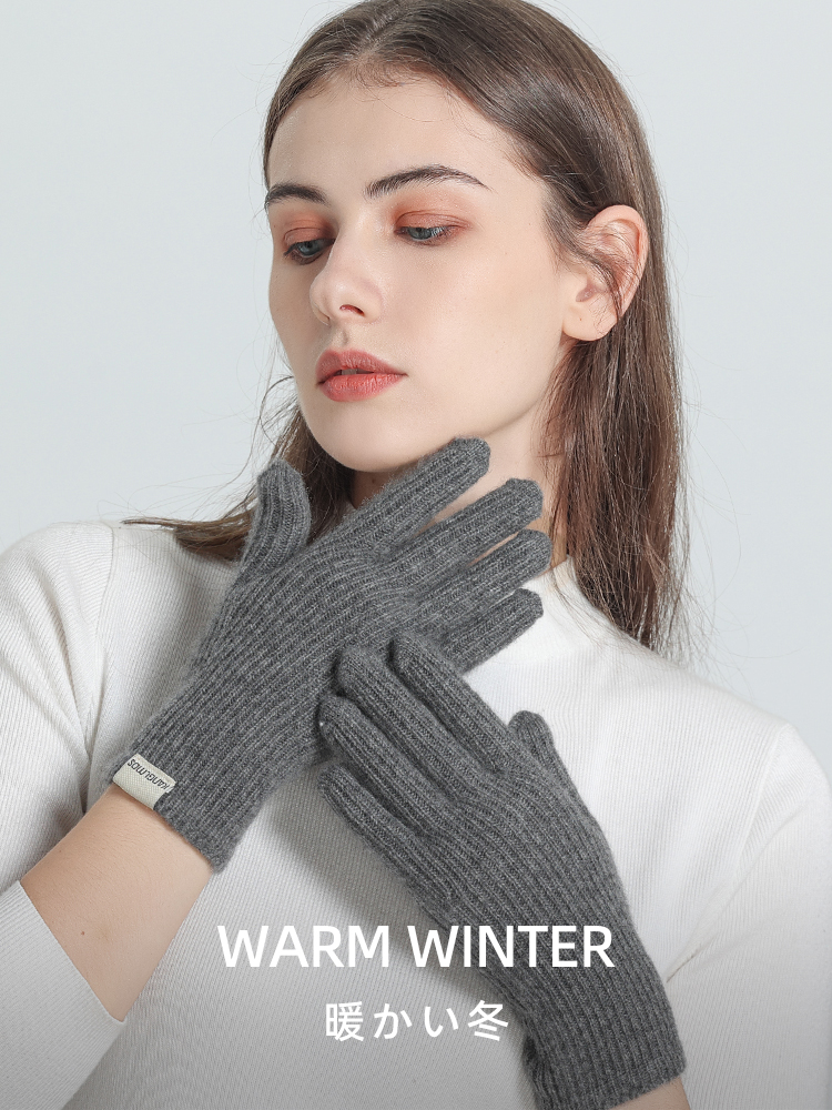 KANGLMOSカシミヤ100%ニット手袋